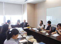 The delegation from Beijing Normal University visits the Chinese University of Hong Kong